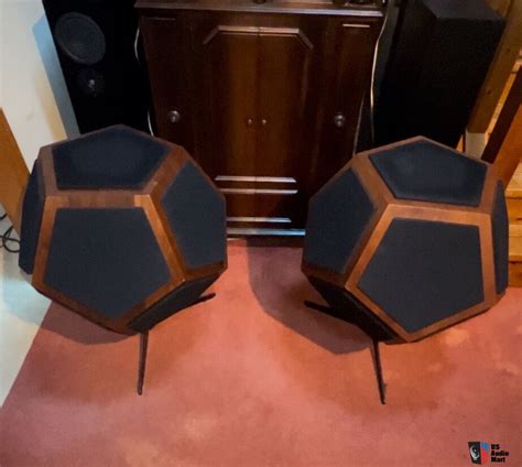 Design Acoustics D 12 Rare Dodecahedron Mcm Speakers Photo 4932957