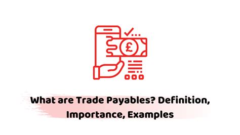 What Are Trade Payables Definition Importance Examples