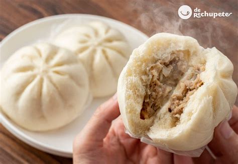 Baozi O Panecillos Chinos Al Vapor Rellenos De Carne De Cerdo De