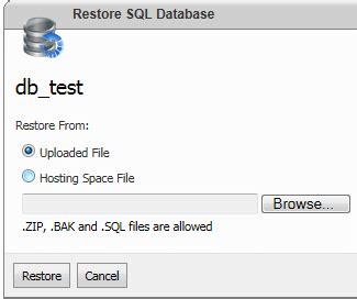 Administering WebsitePanel For SQL Server 2012 Database Management