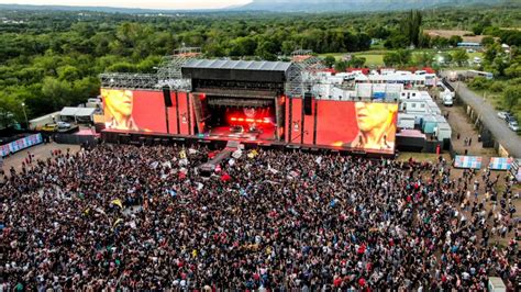 Cosquín Rock 2024 esta es la grilla con todos los horarios del