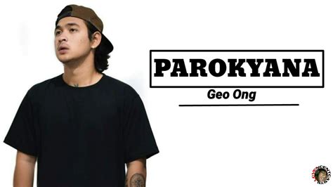 Parokyana Geo Ong LYRICS YouTube