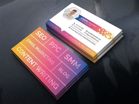 Digital Marketing Business Card Template