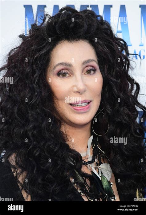 Cher Attending The Premiere Of Mamma Mia Here We Go Again Held At The