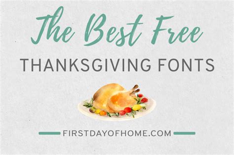 The Best Free Thanksgiving Fonts to Download Today!