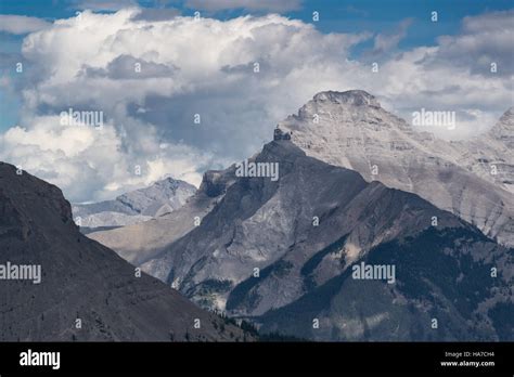 Rocky Cascade Mountain Stock Photo Alamy