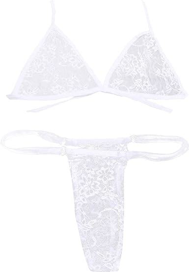 N N Sayla Dessous Set Damen Bodysuit Spitze Reizwäsche Große Größen