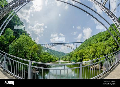 New River Bridge Scenic Stock Photo - Alamy