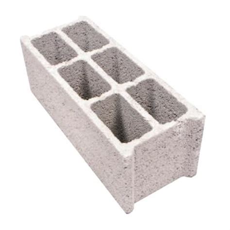 Bloc béton creux 500 x 200 x 250 mm B40 3 parois 6 trous