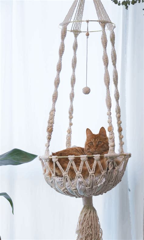 20 Wicker Hanging Cat Bed The Urban Decor