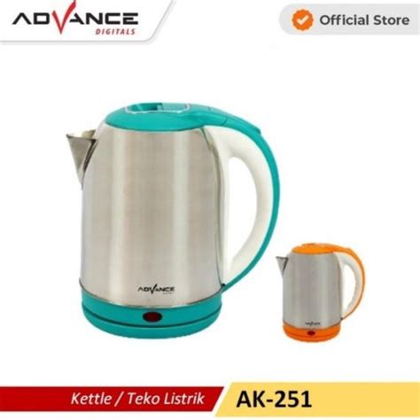 Jual Mm120 Kettle Listrik Teko Advance Ak 251 Ak251 Kapasitas 2 5 Liter