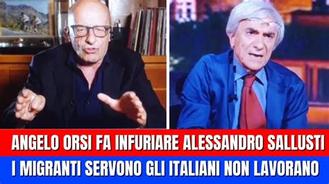 SALLUSTI ESPLODE DOPO LE DURE PAROLE DI ANGELO ORSI SUI LAVORATORI