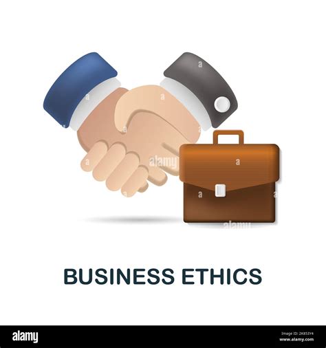 Business Ethics Icon 3d Illustration From Esg Collection Creative Business Ethics 3d Icon For