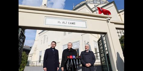 Cumhurba Kan Erdo An Cuma Namaz N Hazreti Ali Camisinde K Ld