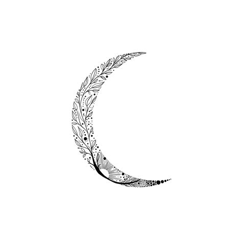 Crescent Moon tattoo artwork – WildSlice