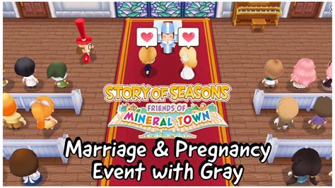 Story Of Seasons Friends Of Mineral Town Gray Marriage And Pregnancy