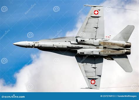 Swiss Air Force Mcdonnell Douglas F A Hornet Fighter Jet Plane In