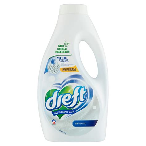 Dreft Vloeibaar Wasmiddel Ultimate White Per Fles 1200 Ml