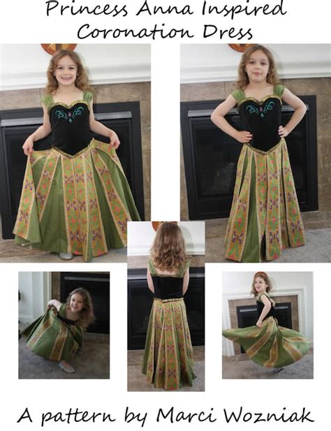 Anna Frozen Coronation Dress Pattern