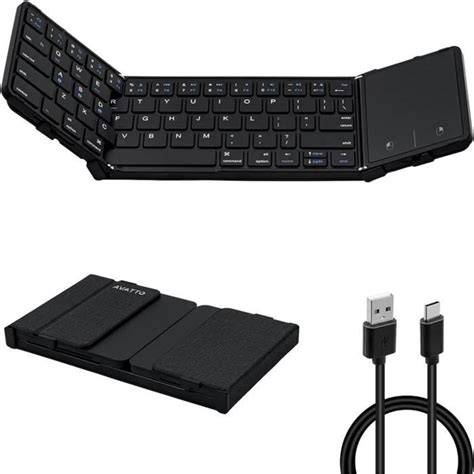 Clavier Bluetooth Pliable Taille R Elle Clavier Tactile Sans Fil