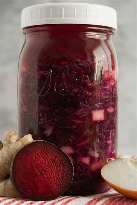 Ruby Red Red Cabbage Sauerkraut Recipe Triple The Power Makesauerkraut
