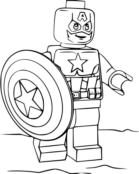 Disegni Da Colorare Avengers Lego Dibujos