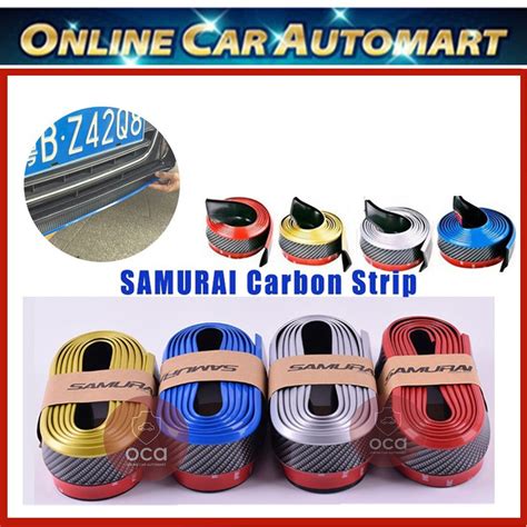 Samurai Carbon Fiber Colour Lining Look Car Body Kit Bumper Lip Side