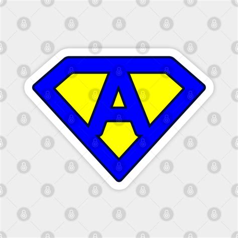 Super Letter Superman Letter Magnet Teepublic