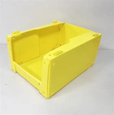 Corrugated Plastic Coroplast Correx Shelf Bin Tote Tray Box Collapsible