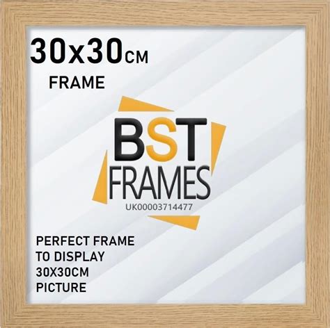 Modern 30x30 Frame With Safe Perspex Front And Wall Hanging Hooks Use