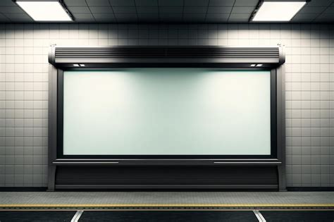 Premium Photo | Light box screen with white blank space for ...