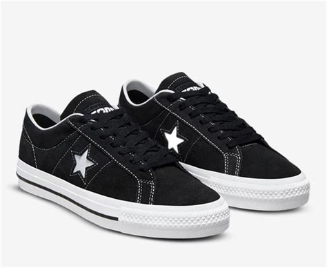 Converse - ONE STAR PRO OX 'BLACK/WHITE' - VegNonVeg