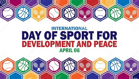 International Day Of Sport For Development And Peace Background Stock