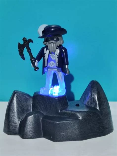 PLAYMOBIL FIGURA PIRATA Fantasma Luz Incluye Pila Ref 71047 Piratas