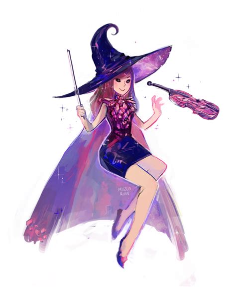 Witch Poses Drawing