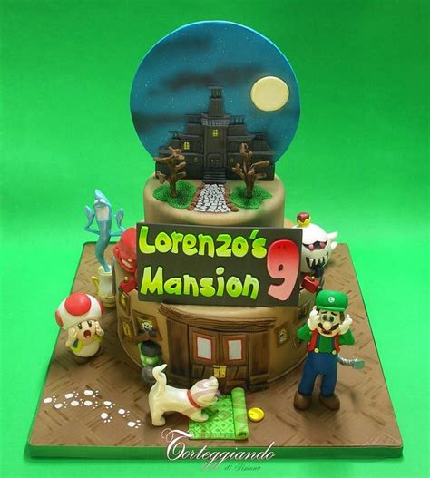 Luigi Mansion Cake Decorated Cake By Torteggiando Cakesdecor