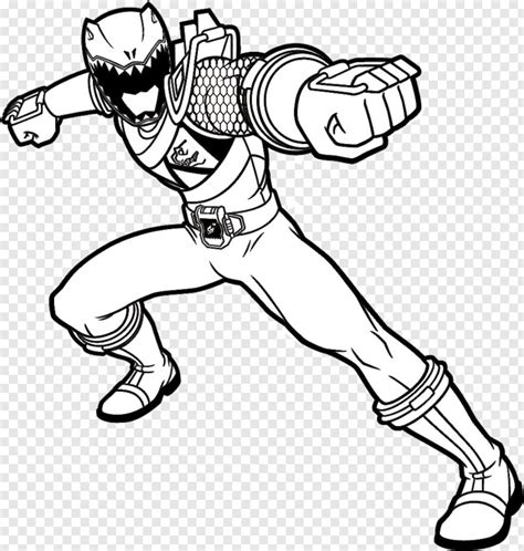 Red Power Ranger Coloring Coloring Pages