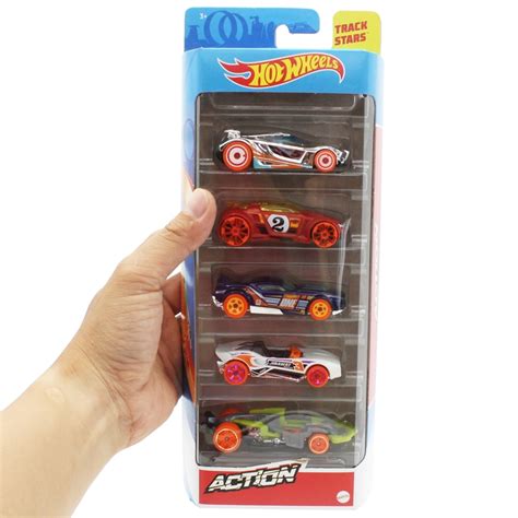 Bộ 5 Siêu Xe Hot Wheels 1806H ACTION Mẫu Sản Phẩm Bên Trong Là Ngẫu Nhiên