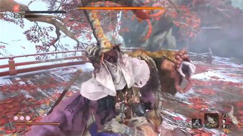 【sekiro】ボス「宮の破戒僧」ノーダメージ攻略【隻狼 セキロ】 Boss Fight：a Depraved Monk Youtube