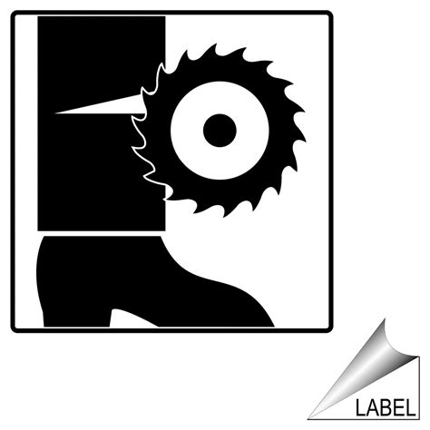 Cut Hazard Leg Symbol Label Label Sym 201 D Machine Safety