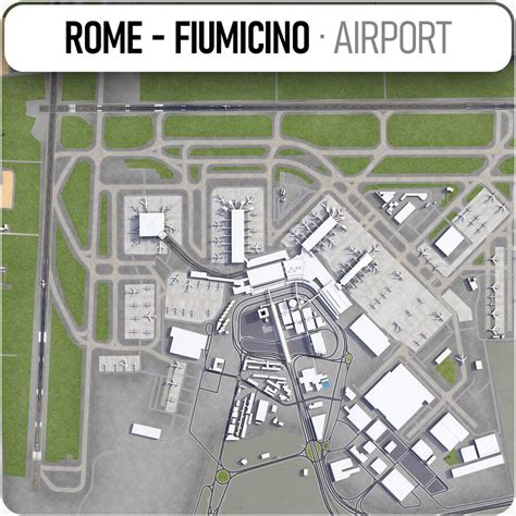 Leonardo Da Vinci Airport Map