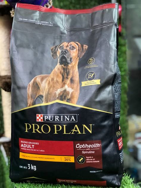 ALIMENTO PRO PLAN ADULTO RAZAS GRANDES SABOR POLLO 3KG Mundo Mascotas