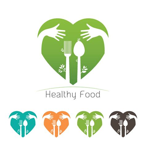 Healthy Food Logo template 23427185 Vector Art at Vecteezy