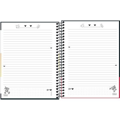 CADERNO COLEGIAL 10M MICKEY 160F TILIBRA Grafitte Papelaria