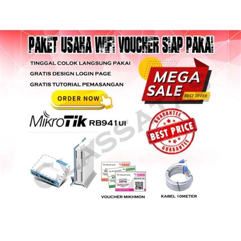 Jual Mikrotik Rb941 2Nd Full Setting Siap Pakai Paket Usaha Wifi