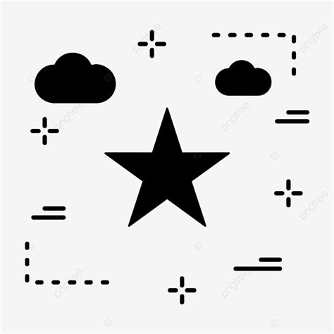 Vector Icono De Estrella Png Antecedentes Black Dise O Png Y Vector