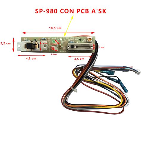 Platine SP 005 DIS PCB AS H de commande pour glacière CF25 CF26 CF35