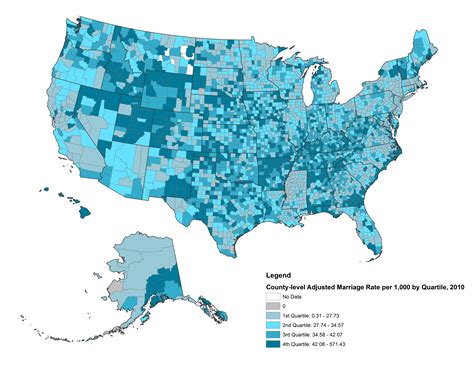 County Level Marriage And Divorce Data 2010