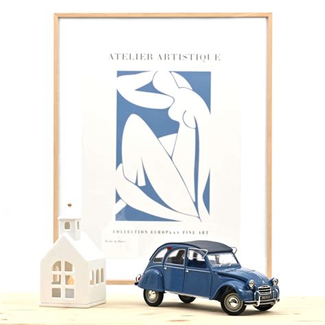 Citroën 2CV AZAM 1966 Bleu Cyclades 1 17 200pcs