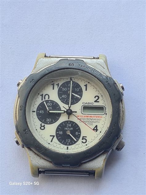 Casio Chronograph Mwa Ref Vintage Japan Watch S Parts